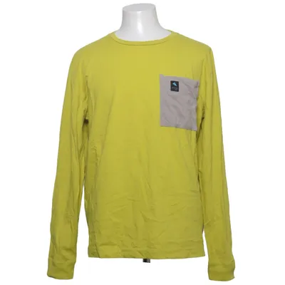 T-shirt à manches longues (Jaune, Gris) de Klättermusen Coton