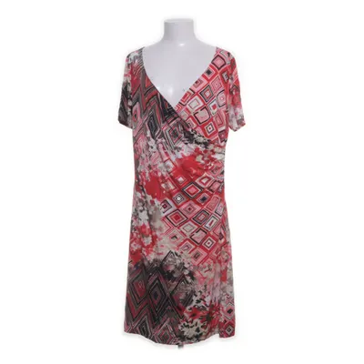 Jurk (Rood, Meerkleurig) van Le Tricot Perugia Elastaan, Viscose