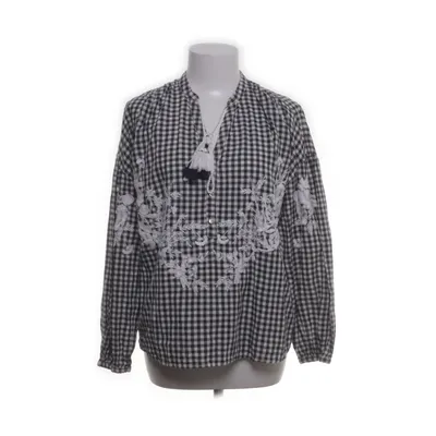 Strikblouse (Blauw, Wit) van Zara Trafaluc Collection