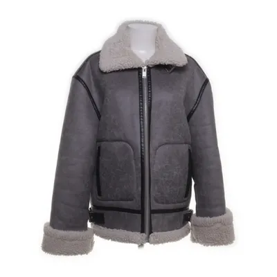 Shearlingjacka (Grå) från Zara Polyester