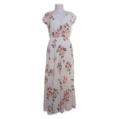 Maxi dress (Beige, Multicolored) from Free People Polyester
