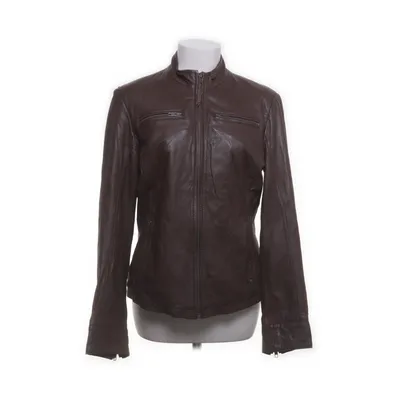 Läderjacka (Brun) från Global Skinn, Polyester