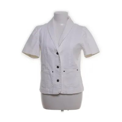 Blazer (White) from Bonprix Collection Cotton, Elastane