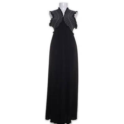 Långklänning (Svart, Vit) från Dondup Polyester