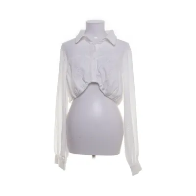 Crop top (Hvid) fra Shein Curve Elastan, Polyester