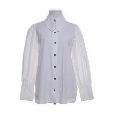 Shirt (Wit) van Ganni Organisch katoen