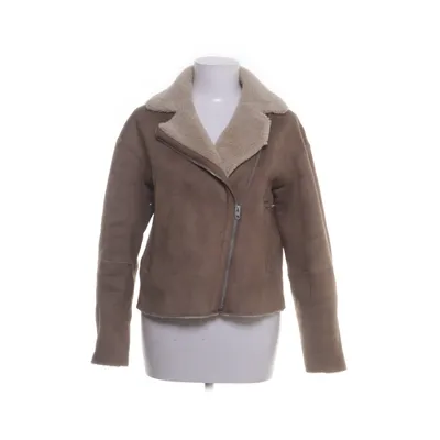 Shearlingjacka (Brun) från Zara Basic Outerwear Polyester, Akryl