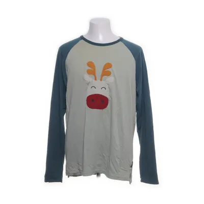 Långärmad t-shirt (Grön, Flerfärgad) från Polarn O. Pyret Elastan, Ekologisk bomull