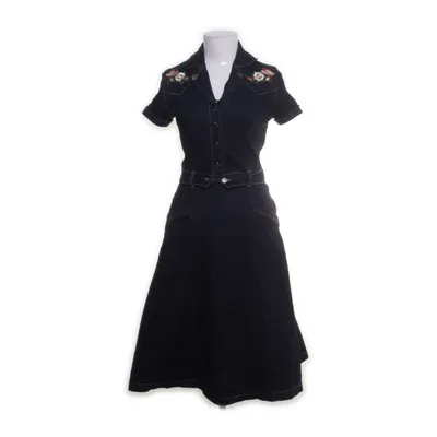 Dress (Blue, Multicolored) from Queen Kerosin Cotton, Elastane, Polyester