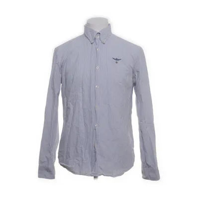 Buttondown-skjorta (Blå, Vit) från Aeronautica Militare Bomull, Ull