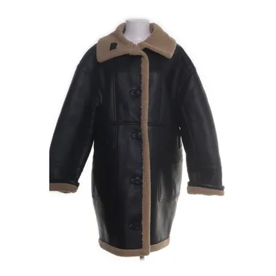 Winterjas (Zwart) van Topshop Imitatiebont, Polyester, Polyurethaan