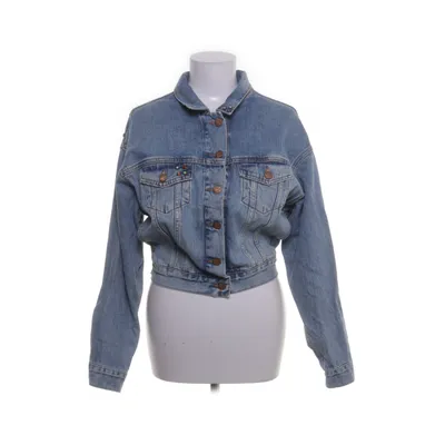 Spijkerjas (Blauw) van Never Denim Katoen