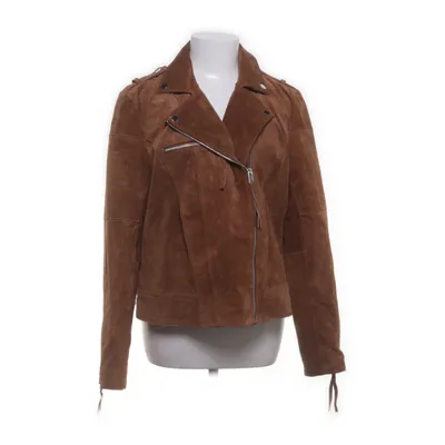 Bikerjacka (Brun) från VILA Polyester, Mocka