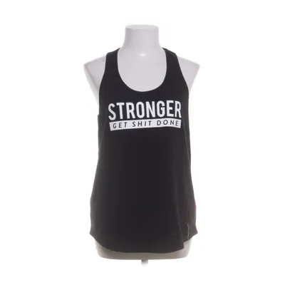 Sport tanktop (Zwart) van Stronger Katoen, Elastaan, Polyester