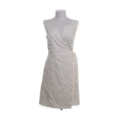 Wrap dress (White) from Aday Elastane, Linen, Viscose