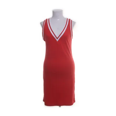 Dress (Red, White) from Aikha Cotton, Polyester
