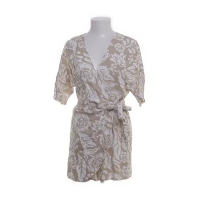 Byxdress (Beige, Vit) från Amisu Linne, Viskos