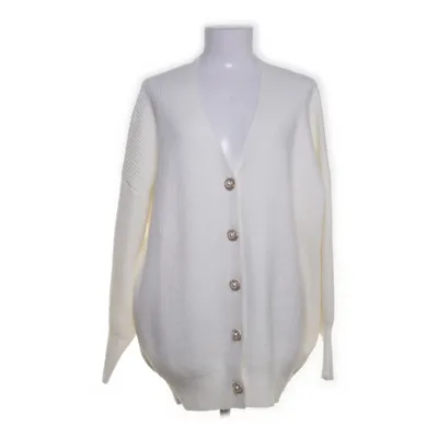 Cardigan (White) from Qed London Acrylic, Elastane, Polyamide