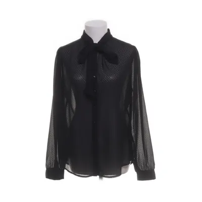 Pussy bow blouse (Black) from Suiteblanco