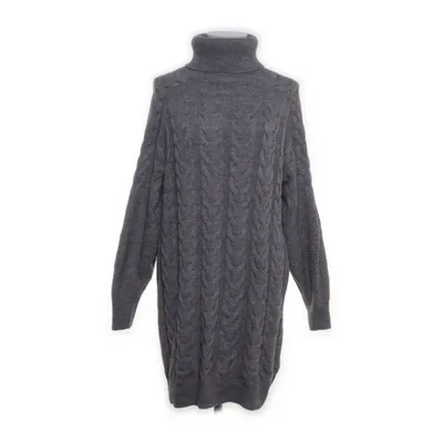 Turtleneck dress (Gray) from NKD Acrylic, Wool