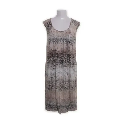 Jurk (Beige, Grijs, Meerkleurig) van Ilse Jacobsen Elastaan, Polyester, Viscose