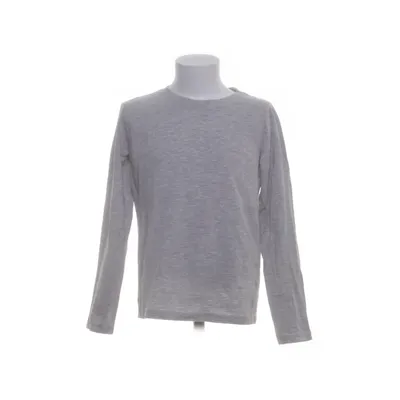 Lange mouwen shirt (Grijs) van H&M Basic Katoen, Viscose