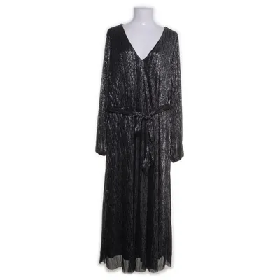 Maxi dress (Black, Silver, Multicolored) from C&A Metallic fiber, Polyester
