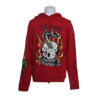 Huvtröja (Röd) från Ed Hardy Bomull, Polyester