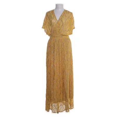Robe longue (Jaune, Or) de Lindex Viscose, Polyester