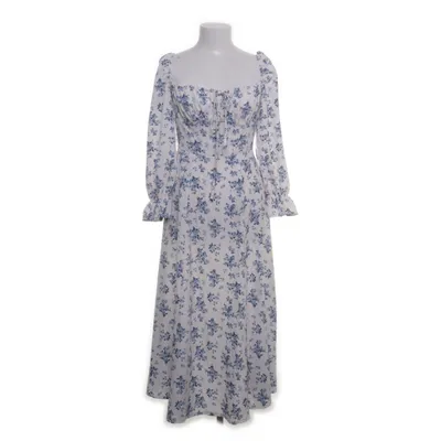Dress (White, Multicolored) from Loness Elastane, Polyester