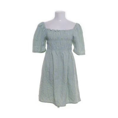 Jurk (Blauw, Geel) van VILA Polyester, Katoen