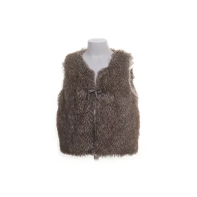 Bont gilet (Wit, Bruin)