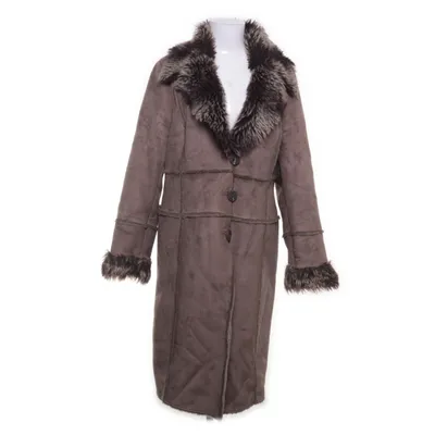 Shearling jacket (Brown, Gray) from Tippy Acrylic, Polyester
