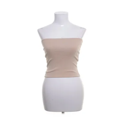 Tube top (Beige) van Zara Katoen, Elastaan