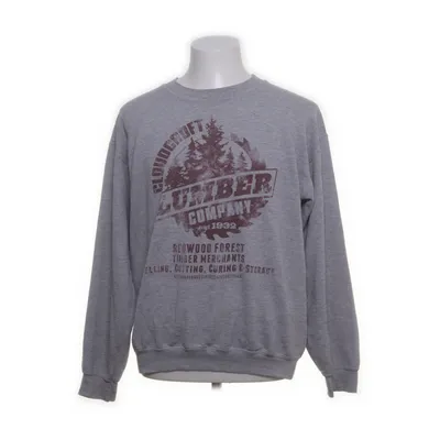 Huvtröja (Grå, Flerfärgad) från Gildan Bomull, Polyester