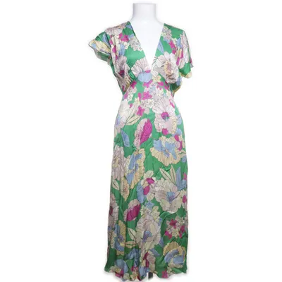 Långklänning (Grön, Flerfärgad) från Stockholms Klänningsfabrik Elastan, Viskos