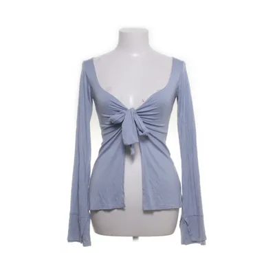 Wrap blouse (Blue) from Design by Si Elastane, Viscose
