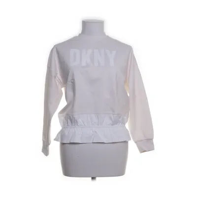 Sweatshirt (Beige, Hvid) fra DKNY Bomuld, Elastan, Polyamid, Viscose