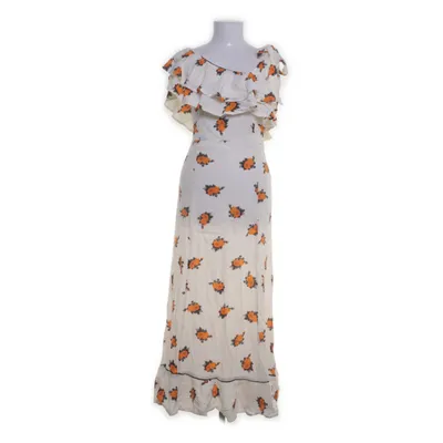 Maxi jurk (Wit, Meerkleurig) van Ganni Viscose