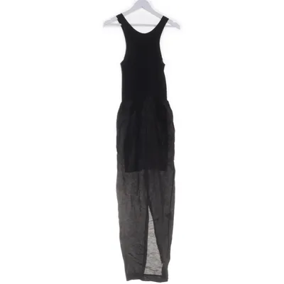 Maxi jurk (Zwart) van Totême Linnen, Nylon, Zijde