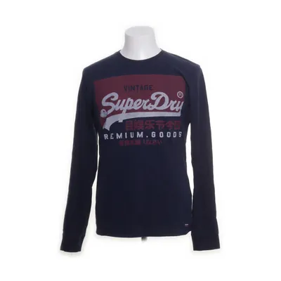 Långärmad t-shirt (Blå) från Vintage Bomull