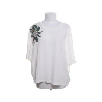 T-shirt (White, Multicolored) from Anna Glover x H&M Cotton, Modal