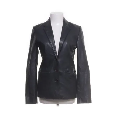Læderblazer (Sort) fra Textil by Stuk Læder, Polyester