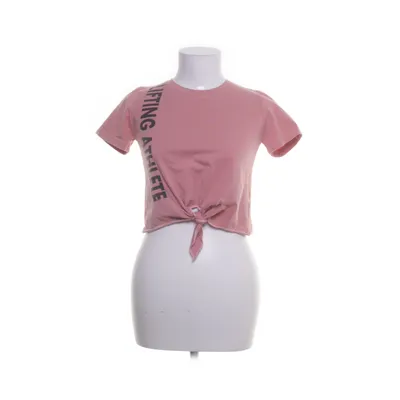 Crop top (Pink, Black) from Swedish Fall Polyester, Elastane