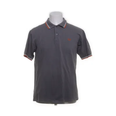 Pikétröja (Grå, Orange, Vit) från Fred Perry Bomull