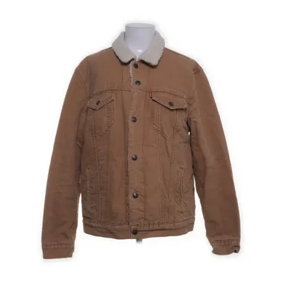 Gevoerde spijkerjas (Bruin) van Levi Strauss & Co Katoen, Polyester, Imitatiebont