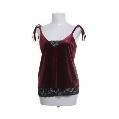 Tank Top (Purple, Black) from Zara Basic Collection Elastane, Polyester