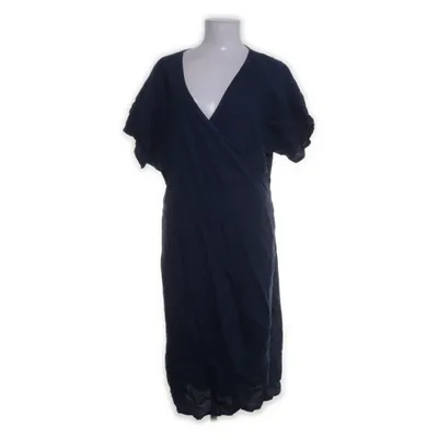 Wrap dress (Blue) from Linenfox