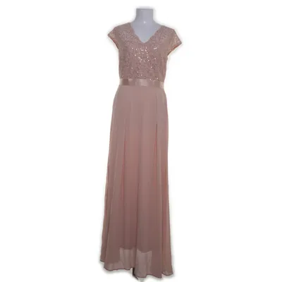Avondjurk (Beige) van Miusol Elastaan, Polyamide, Polyester