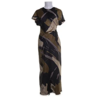 Maxi jurk (Geel, Meerkleurig) van Zara Polyester